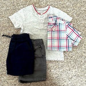 Toddler boys t-shirt/short bundle